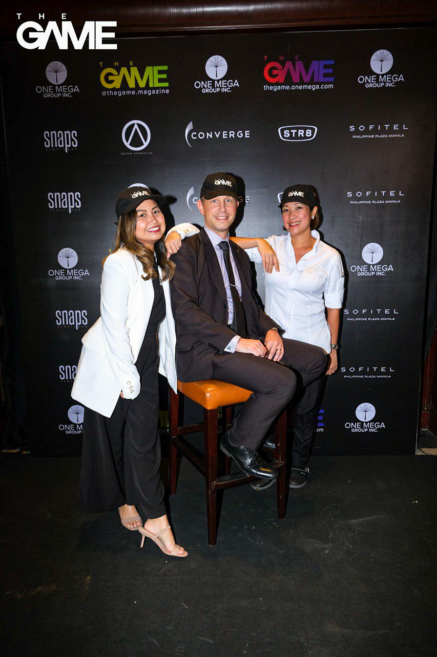 Ivy Quindoza, Eric Norbert, and Bettina Arguelles from Sofitel