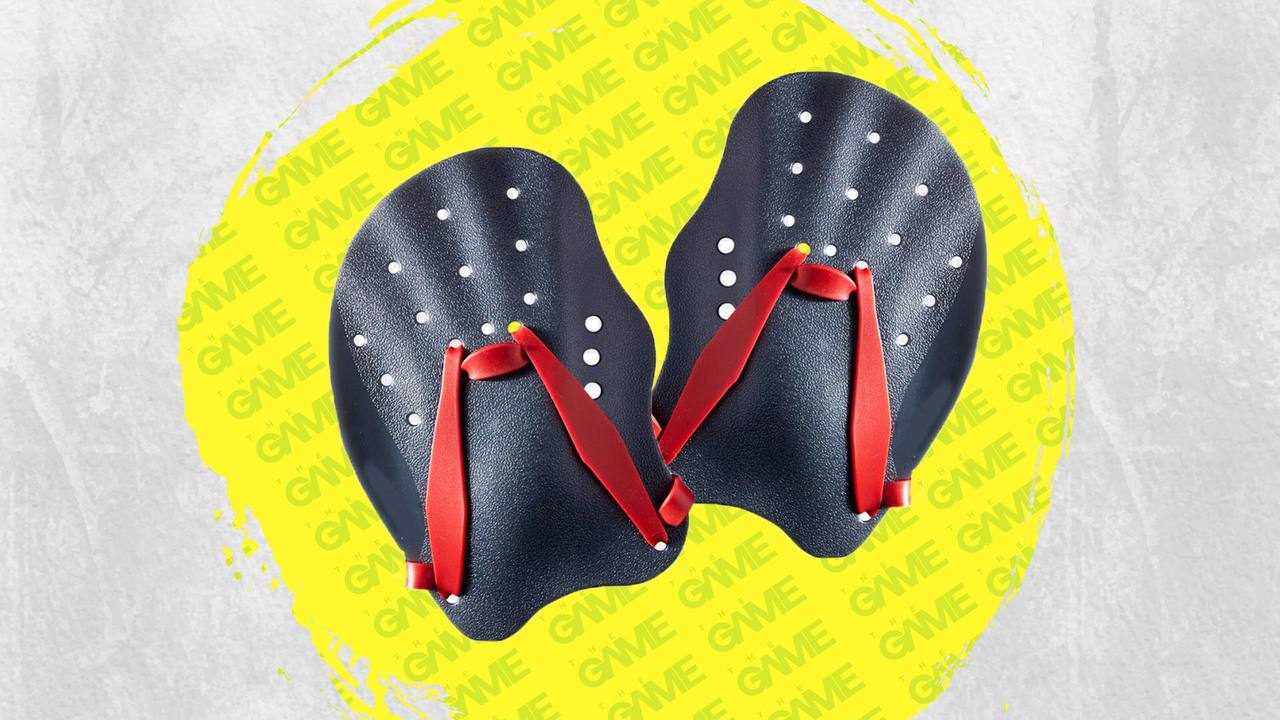 Hand paddles will help you train for a triathlon