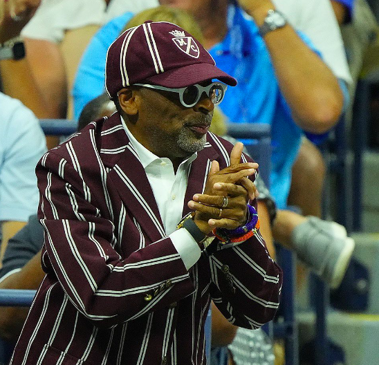 Spike Lee supporting Serena Williams at the US Open