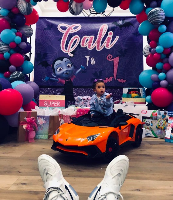Jordan Clarkson's daughter Cali on her first birthday 