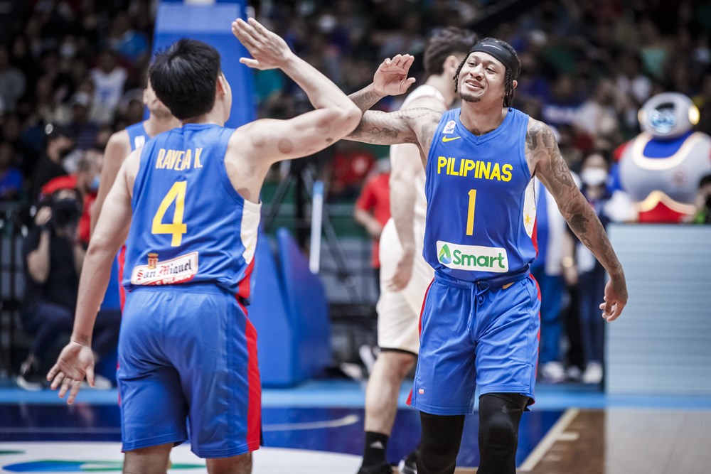 Gilas Pilipinas at the FIBA World Cup Asian Qualifiers 6th window game vs Lebanon