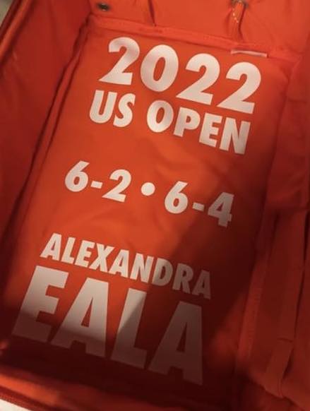 Nike gifts Alex Eala a custom-made bag that commemorates the scoreline of her US Open Victory