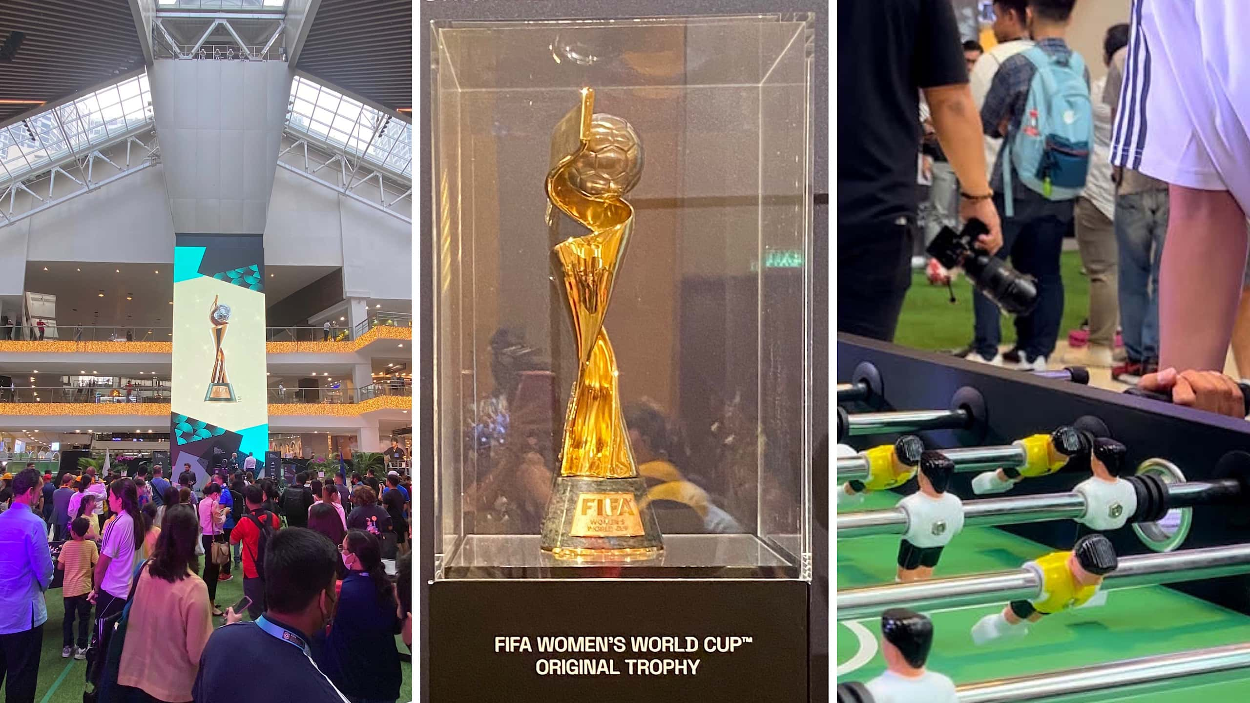 The Women's World Cup Trophy makes its way to the Philippines