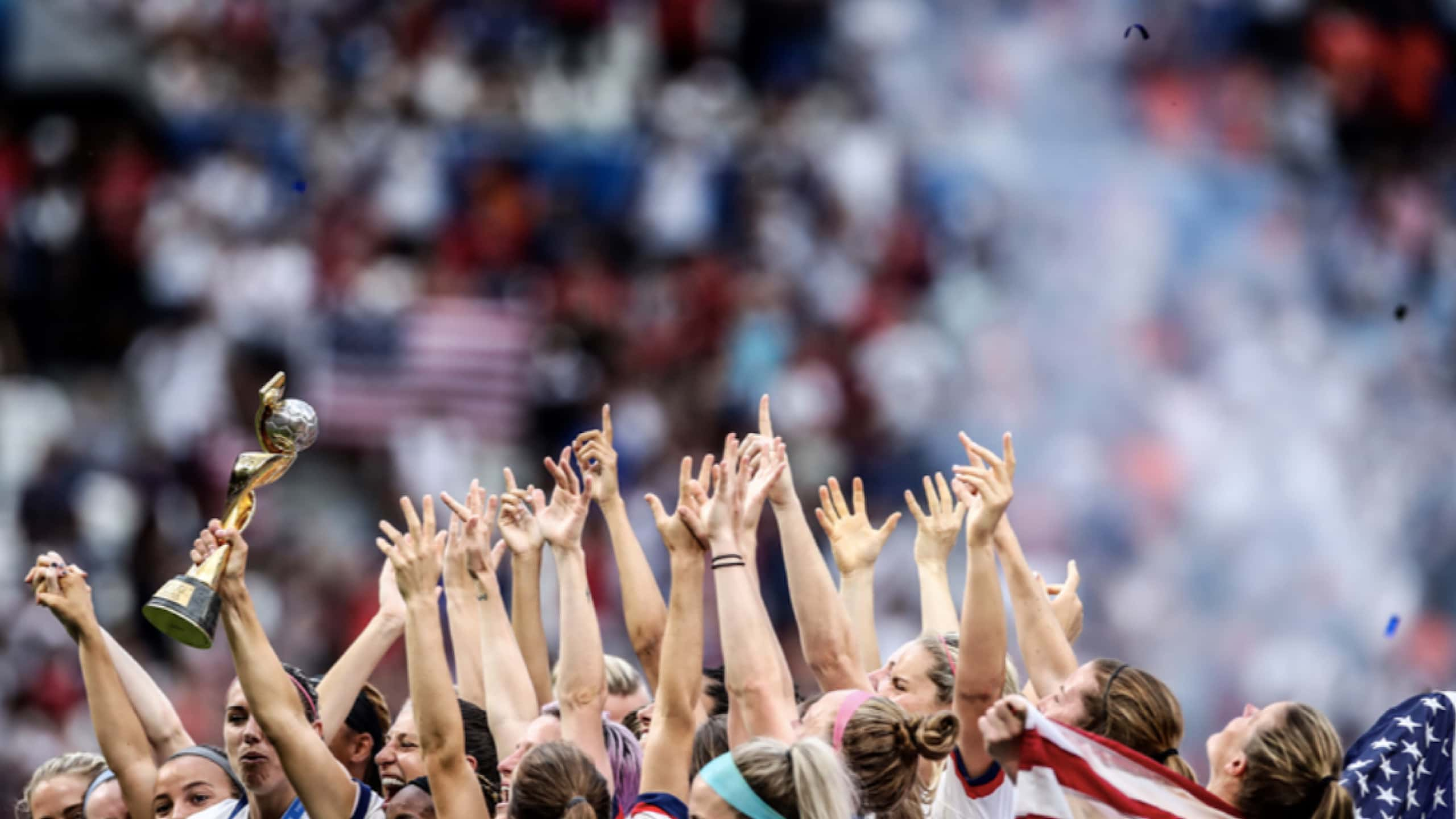 Celebrations at the 2019 FIFA Women's World Cup