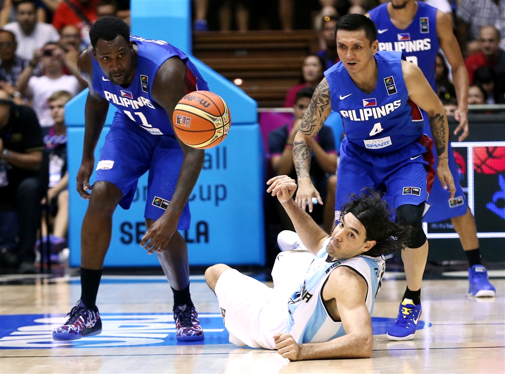 Philippines vs Argentina in the 2014 FIBA World Cup