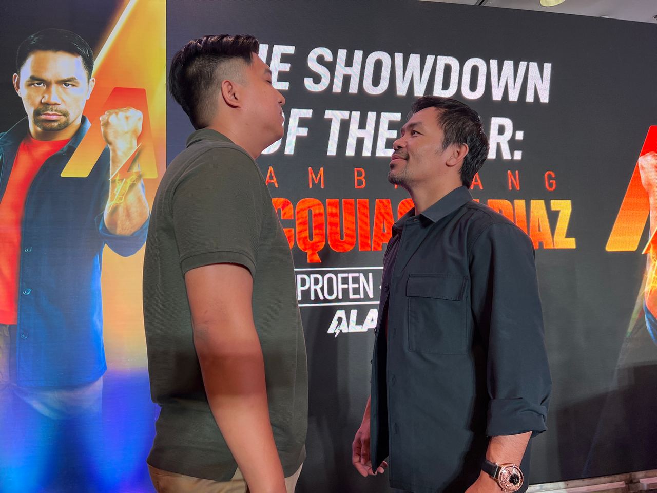 Manny Pacquiao in Alaxan's Showdown of the Year