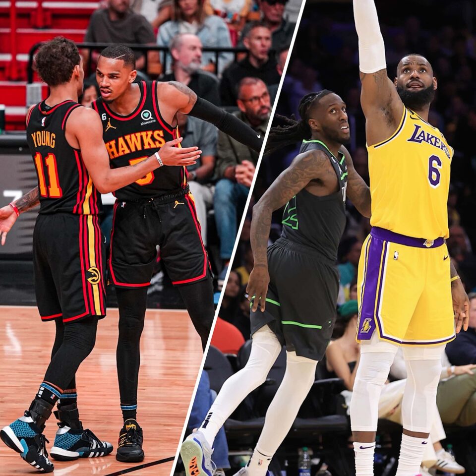 The Atlanta Hawks and Los Angeles Lakers secure slots in the 2023 NBA Playoffs