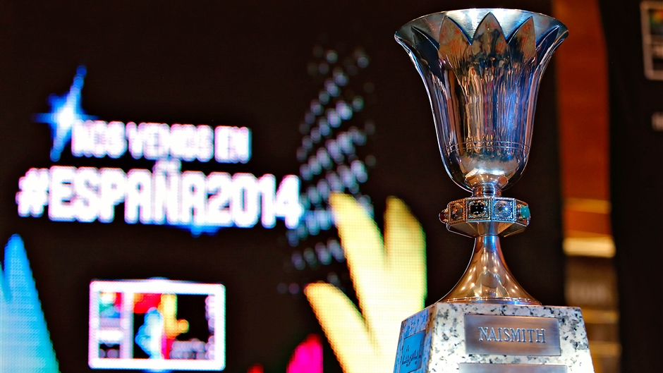 The second edition of the FIBA World Cup Trophy