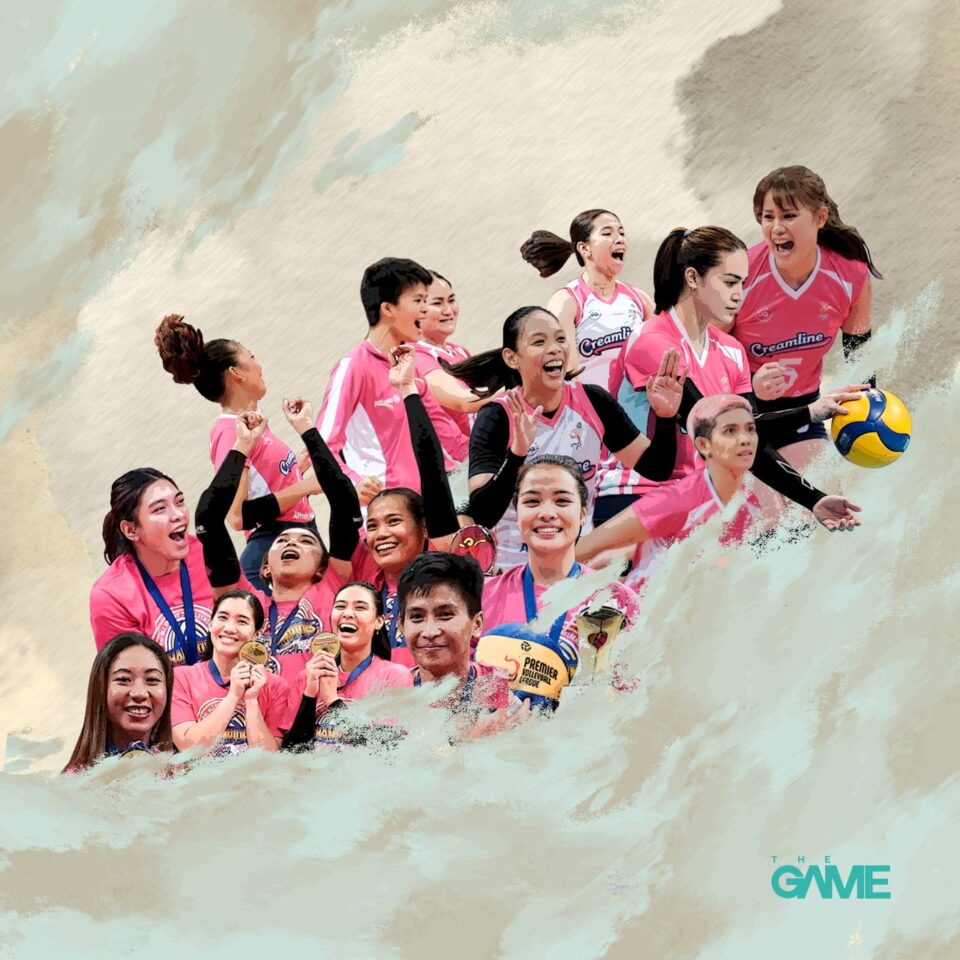 The GAME features the Creamline Cool Smashers for their April Main Cover