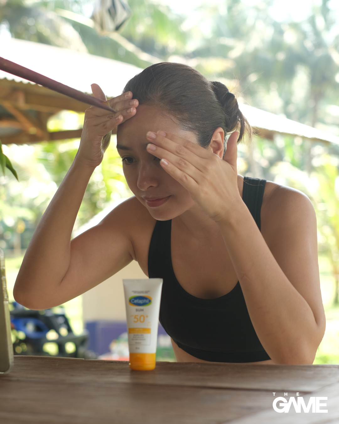 #TheGAMESummer: Kelly Misa makes sure to reapply her Cetaphil Sun no matter where she is to protect her skin at all times.