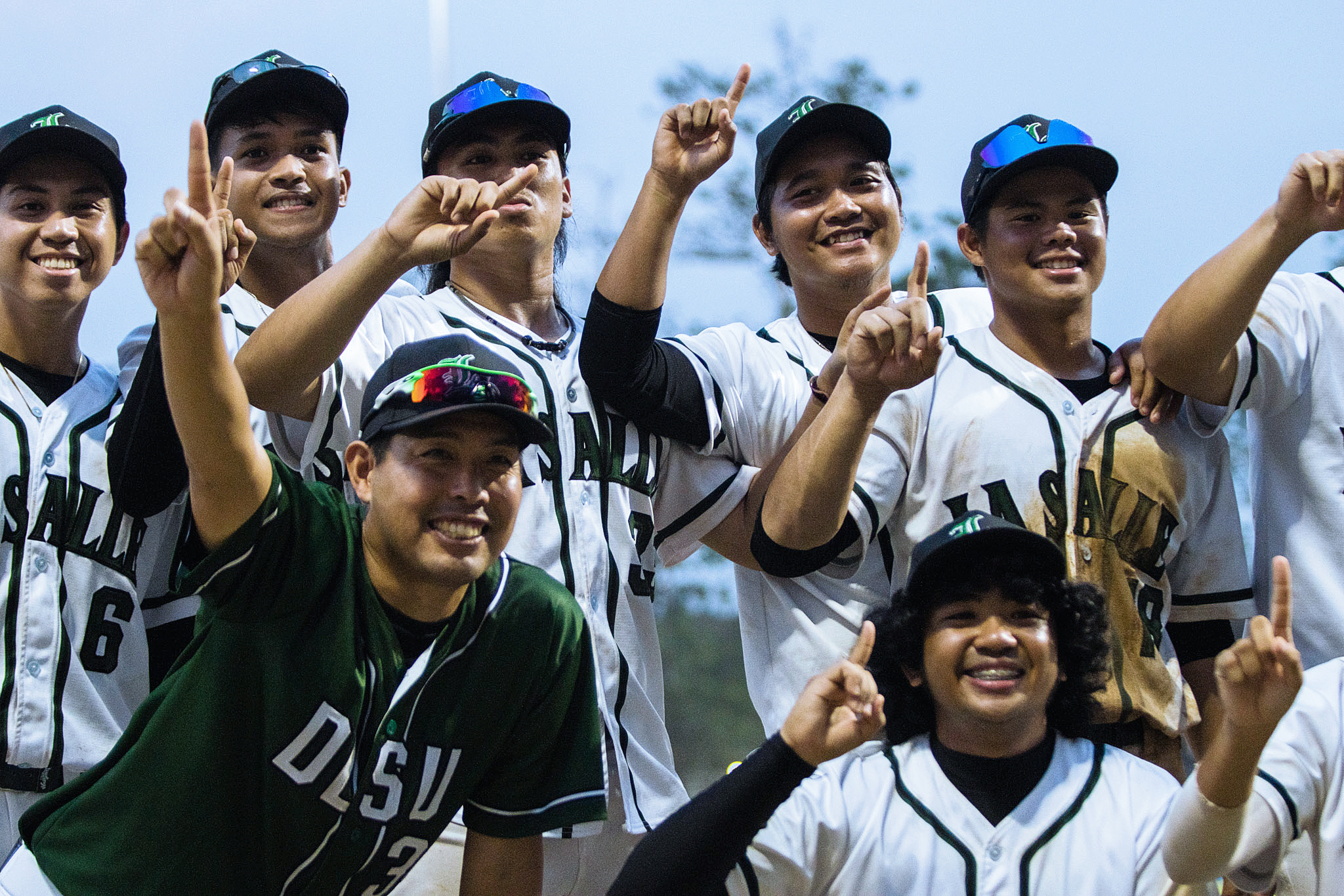 Back-to-back UAAP champions, the DLSU Baseball Team (photographed by Zoila Caga, The LaSallian)
