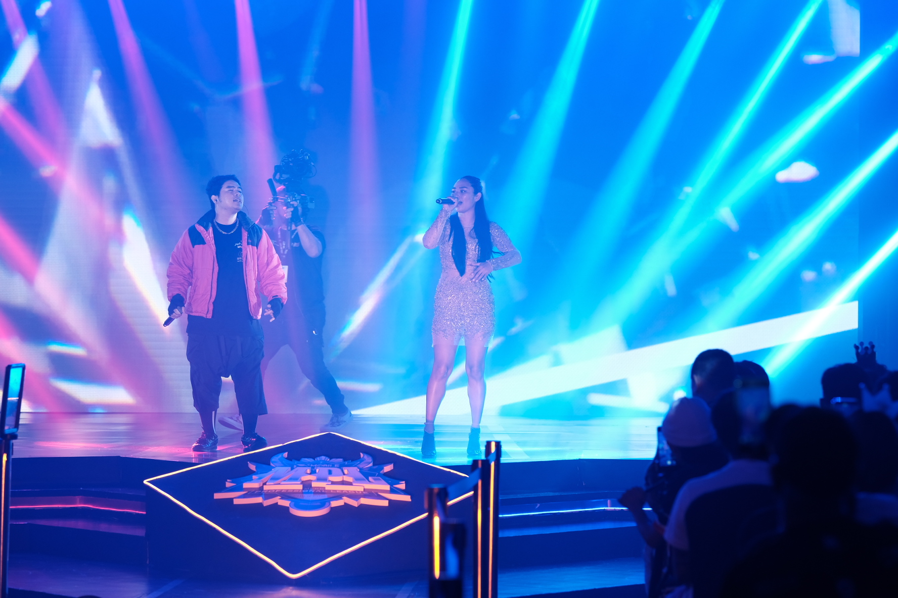 Alisson Shore and Jessica Sanchez light up the stage in the MPL S11 grand finals.