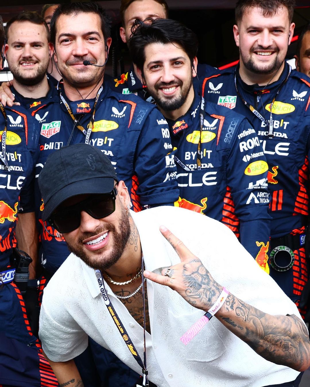 Celebrities at the 2023 Monaco Grand Prix: Neymar