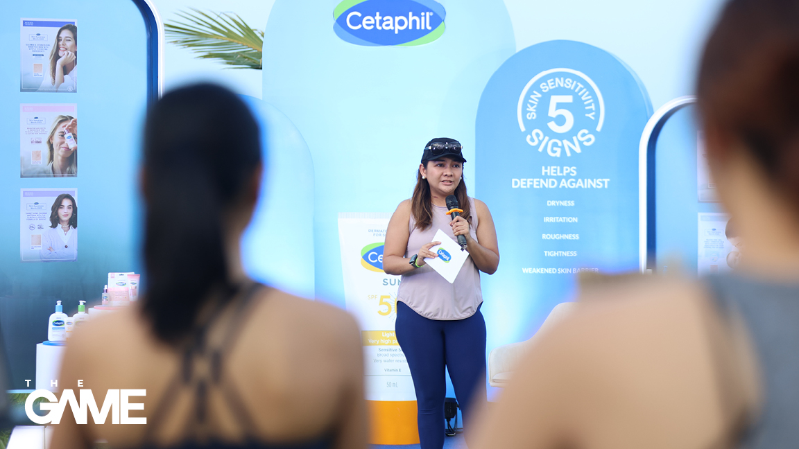 #TheGAMESummer: Cetaphil Country Brand Manager Abe Mationg explained the value of protecting one's skin.