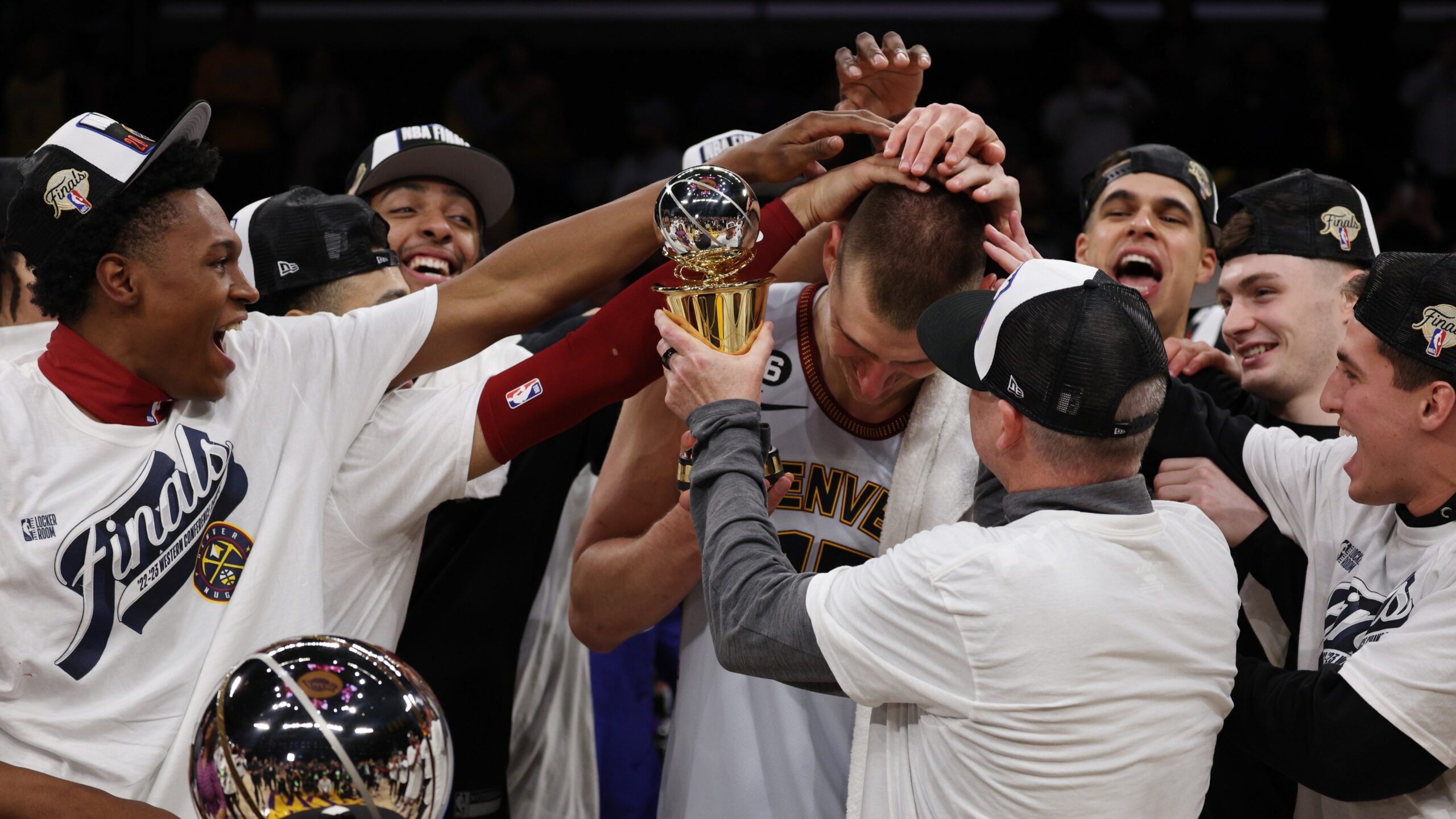 The Denver Nuggets sweep the LA Lakers to make it to the NBA Finals for the first time