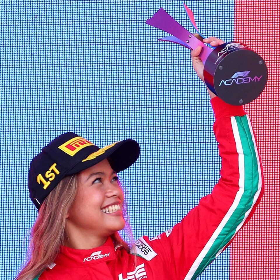Bianca Bustamante secures her first win in the F1 Academy