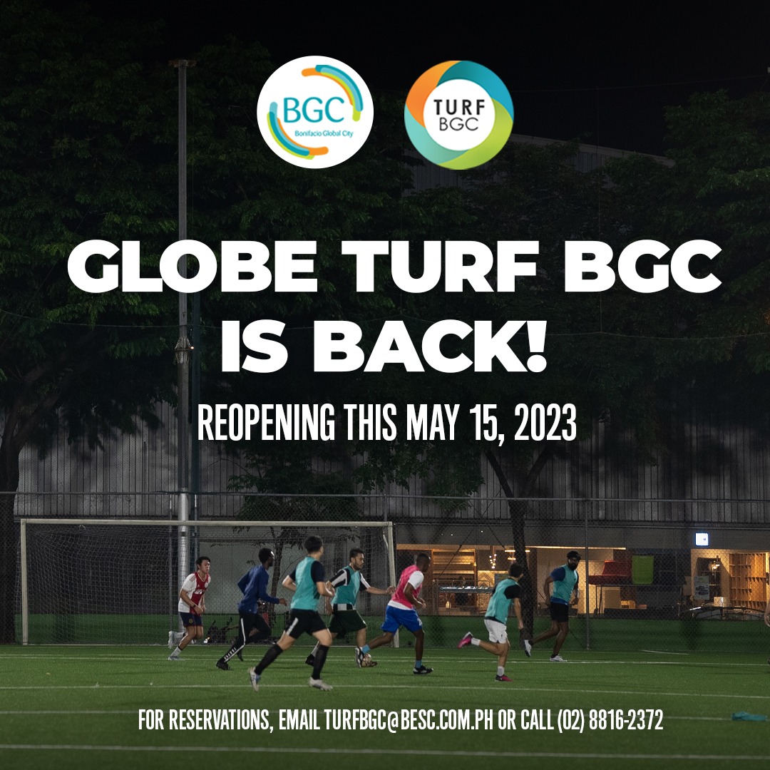 Turf BGC announces its reopening on May 15, 2023