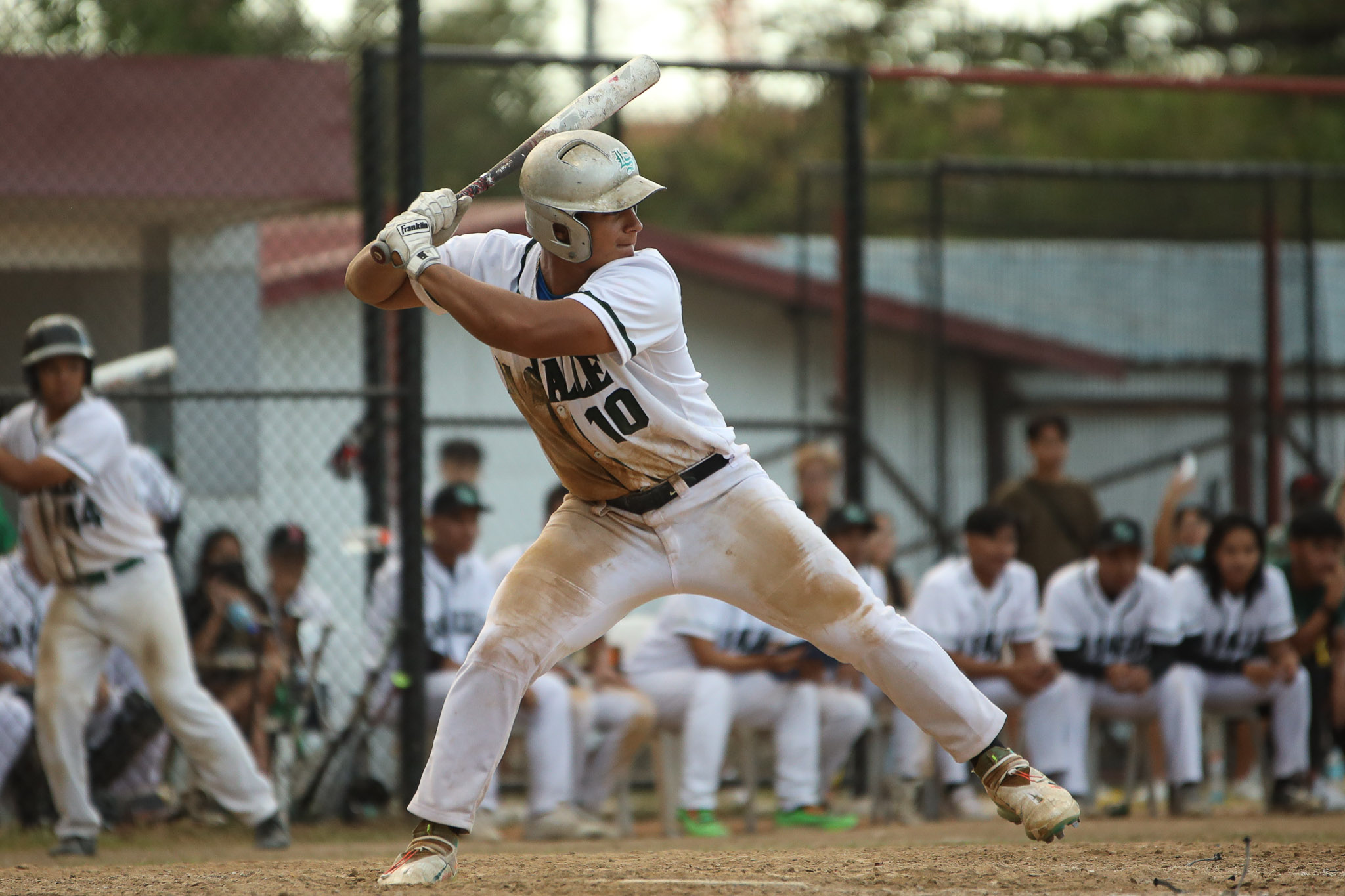 Filipino baseball player Iggy Escaño representing the DLSU Green Batters