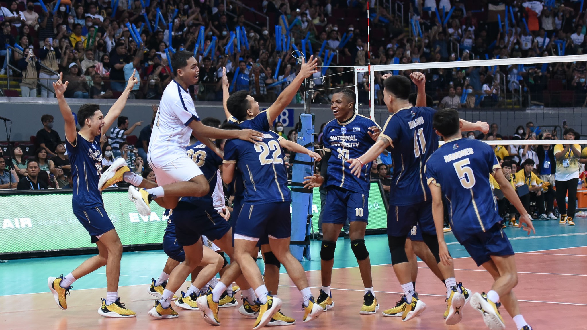 NU Bulldogs sweep UST to win third straight UAAP volleyball crown