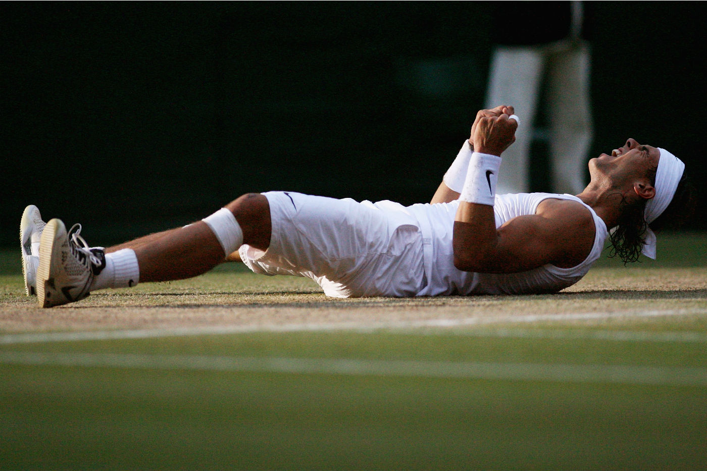 Grand Slam Champion Rafael Nadal in the 2008 Wimbledon Finals