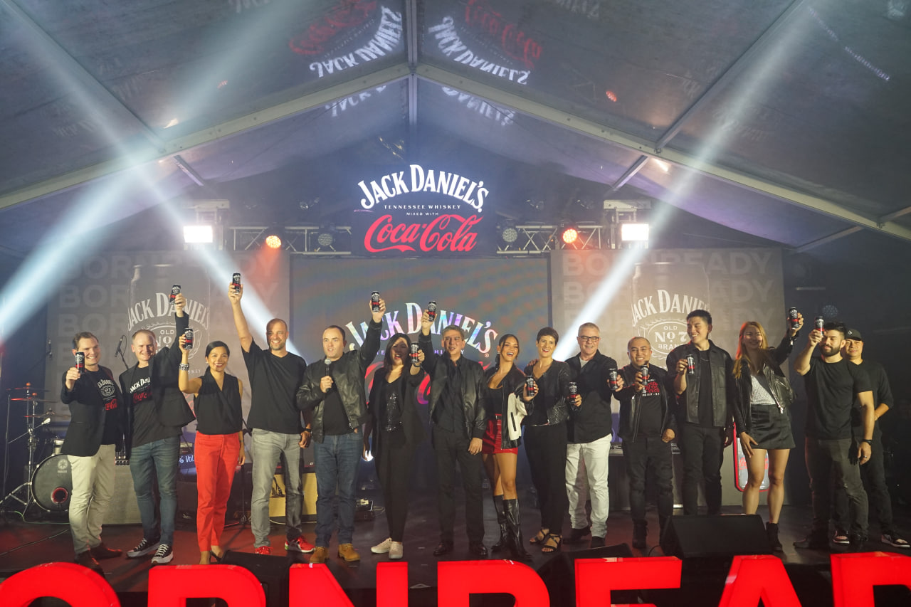 Athlete ambassadors came to celebrate the new partnership of Jack Daniel's and Coca-Cola 