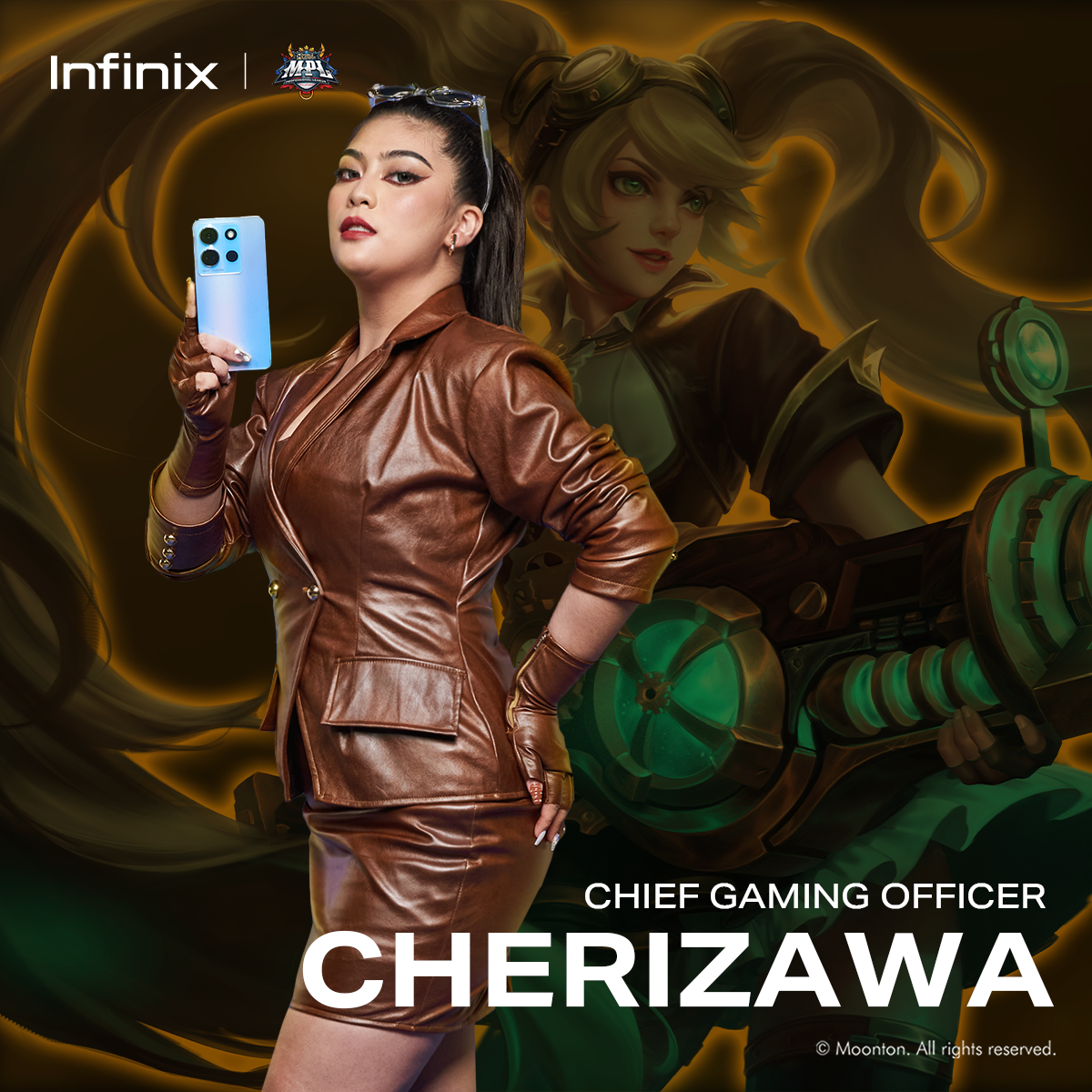 Infinix Note 30 5G Chief Gaming Officer: Cherizawa
