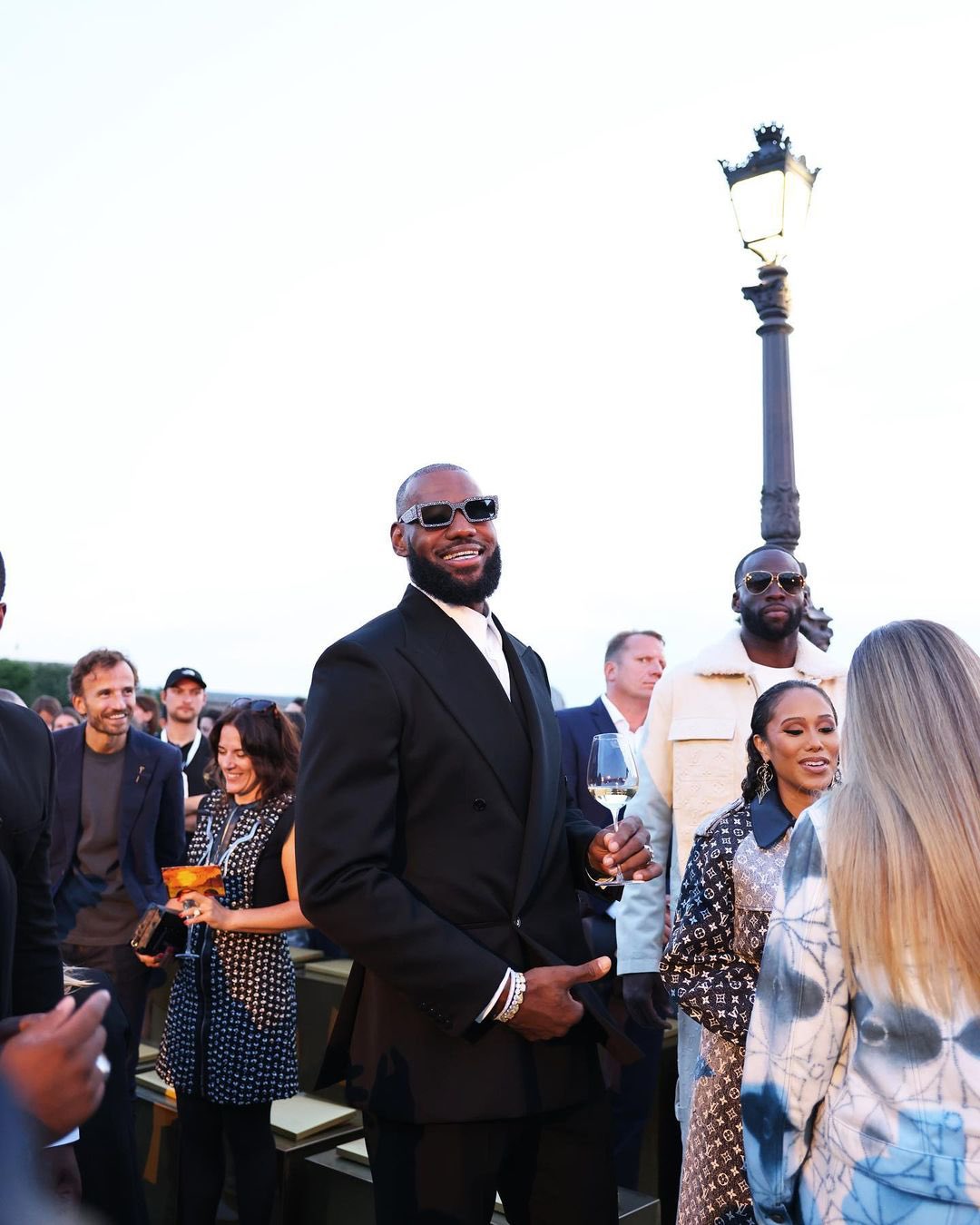 Athletes at Paris Fashion Week: LeBron James