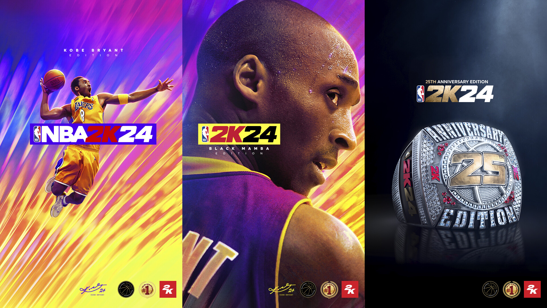 Kobe Bryant on the cover of NBA 2K24 