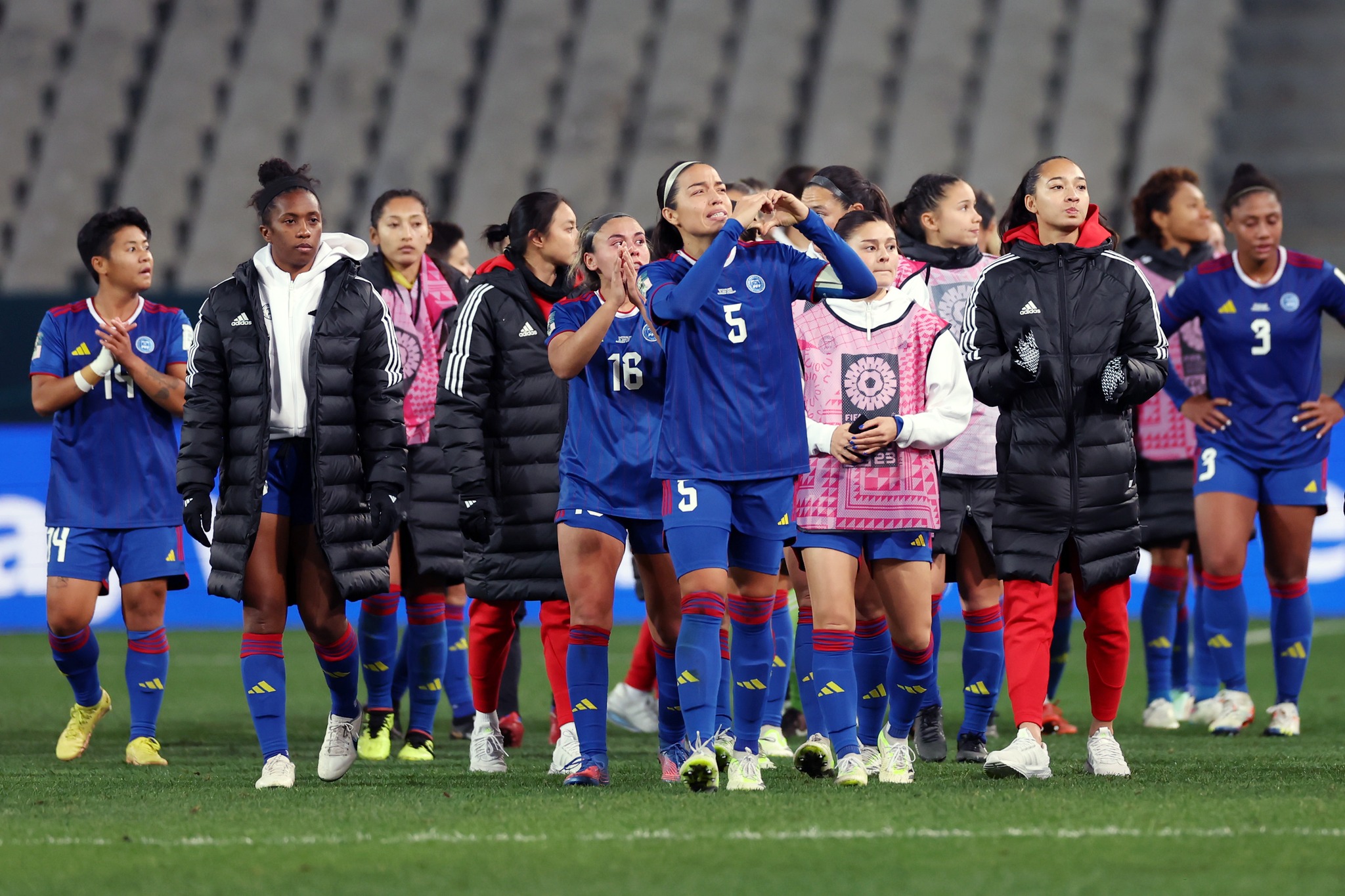 The Women's National Football Team of the Philippines headed by Alen Stajcic