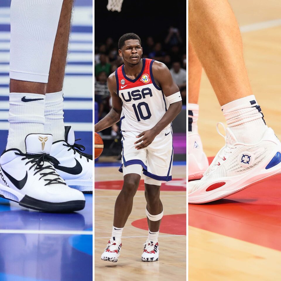 Team USA shoes at the 2023 FIBA World Cup