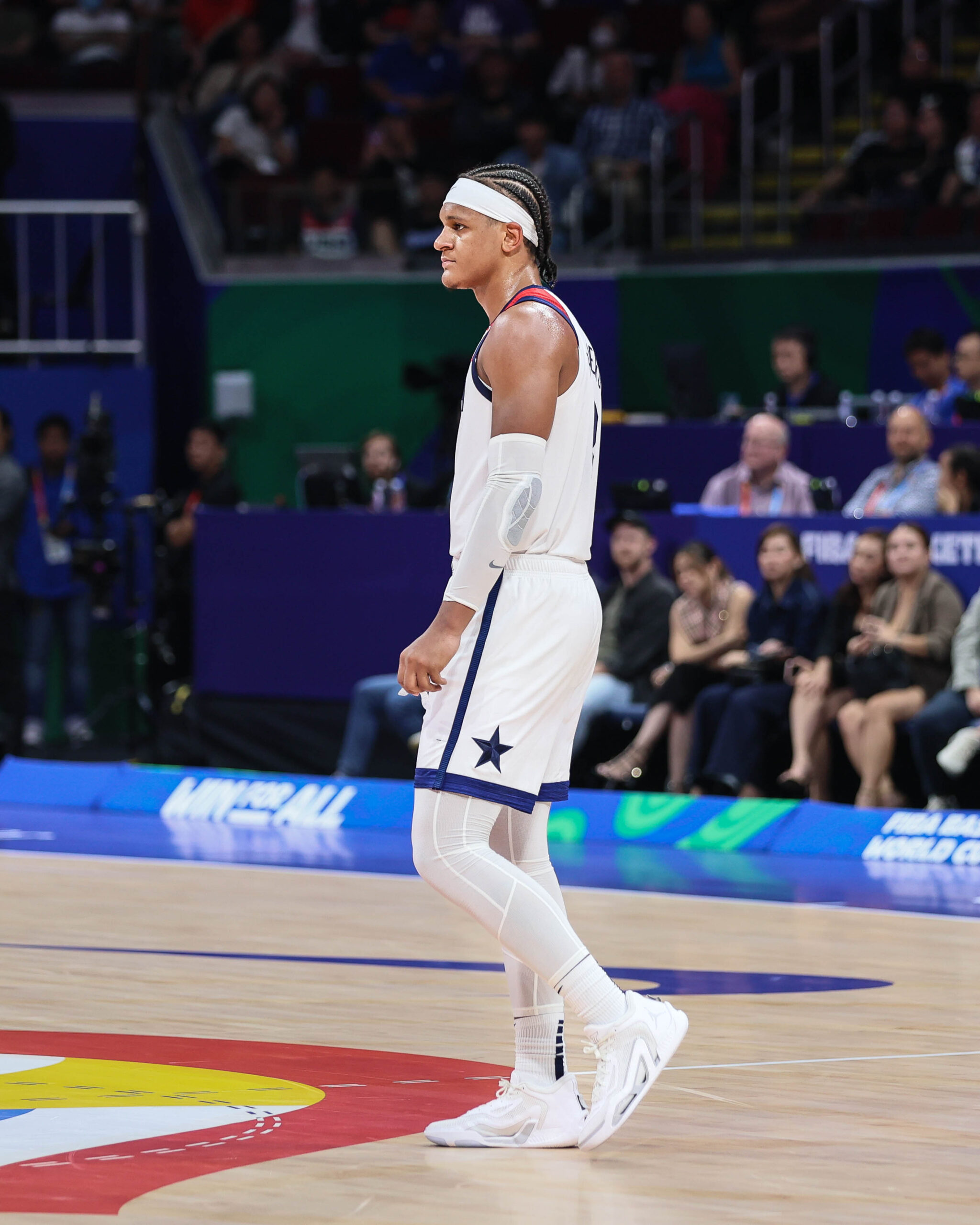 Paolo Banchero representing Team USA at the 2023 FIBA World Cup in Manila