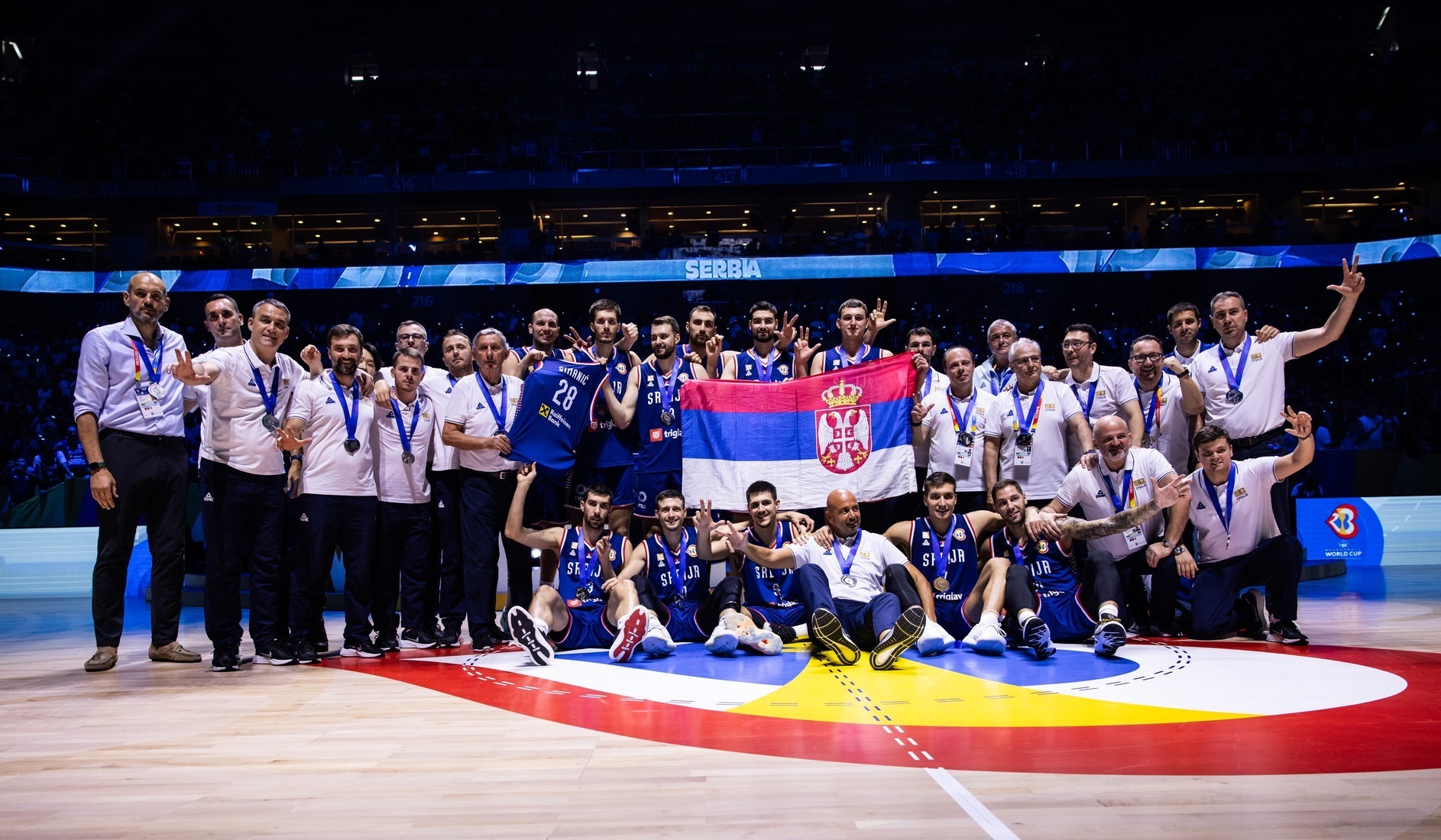 Serbia finishes the 2023 FIBA World Cup as runners-up to Germany