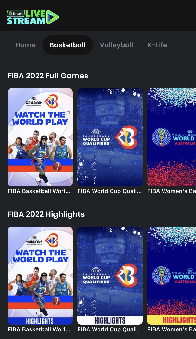 Smart LiveStream App: Streaming the 2023 FIBA World Cup