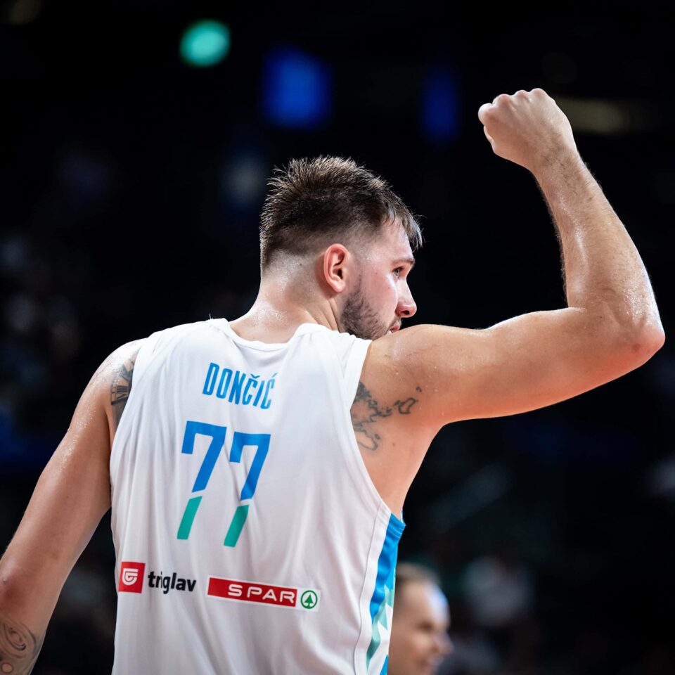 Luka Doncic for Slovenia at the 2023 FIBA World Cup