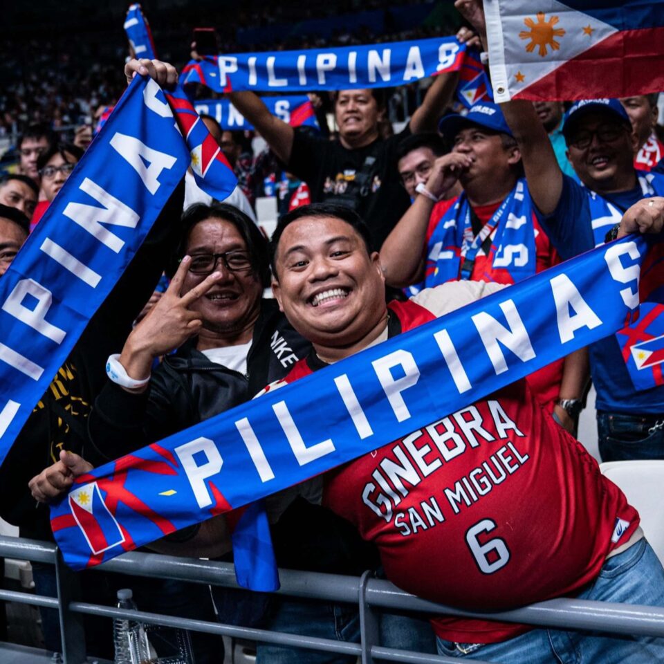 Gilas Pilipinas fans at the 2023 FIBA World Cup