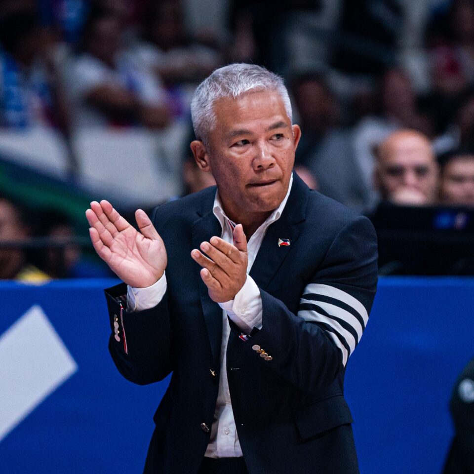 Gilas Pilipinas head coach Chot Reyes at the FIBA World Cup