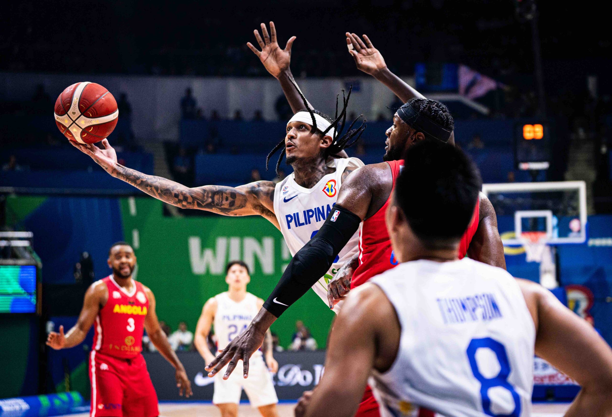 Jordan Clarkson representing Gilas Pilipinas in the 2023 FIBA World Cup 