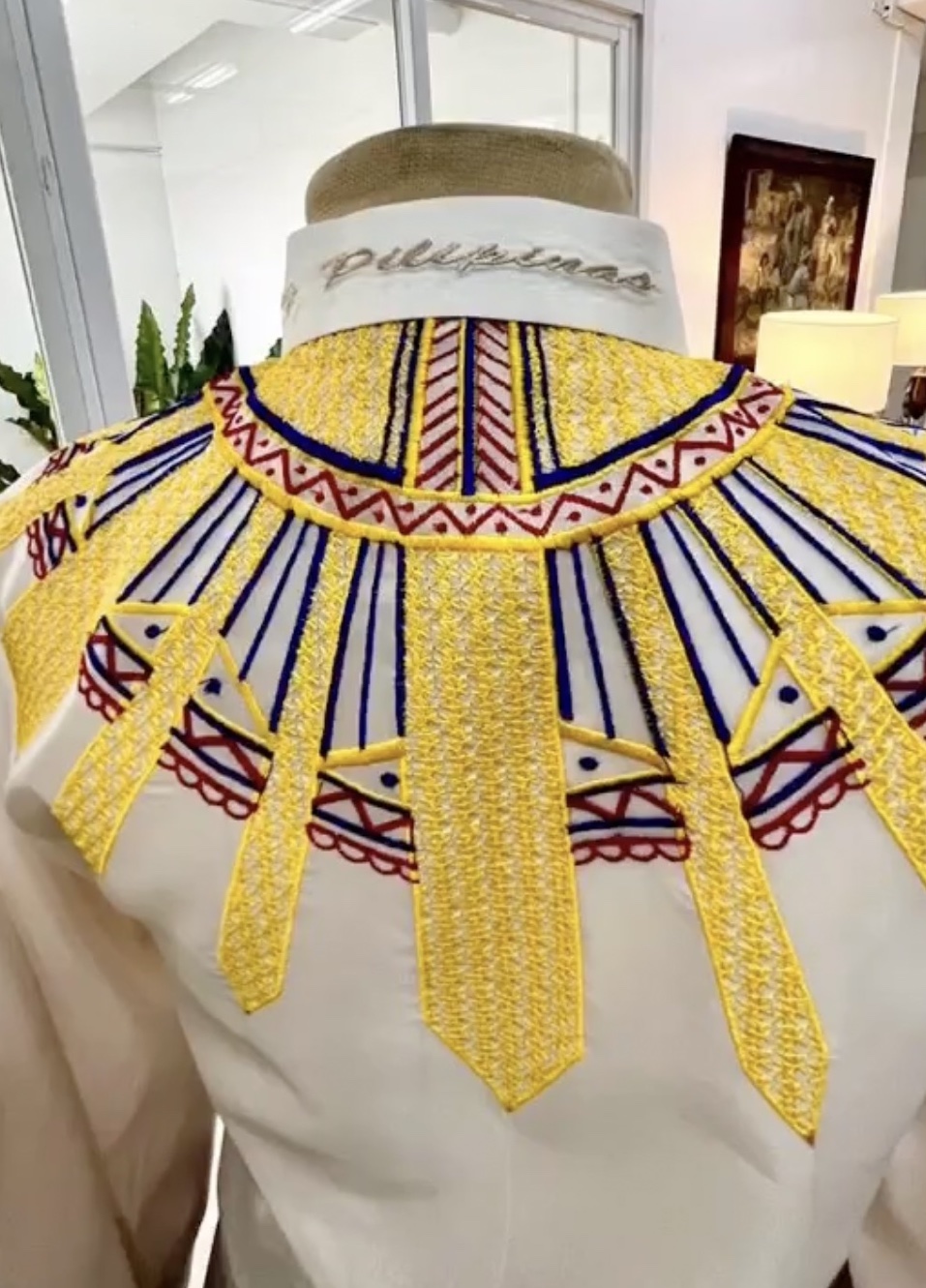 Barong Tagalog designed by Puey Quinones for Team Philippines at the 19th Asian Games