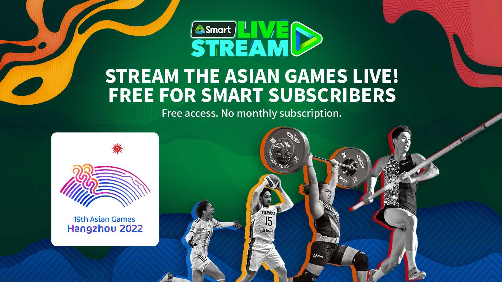 Filipino sports fans can watch the 19th Asian Games through the Smart LiveStream App.
