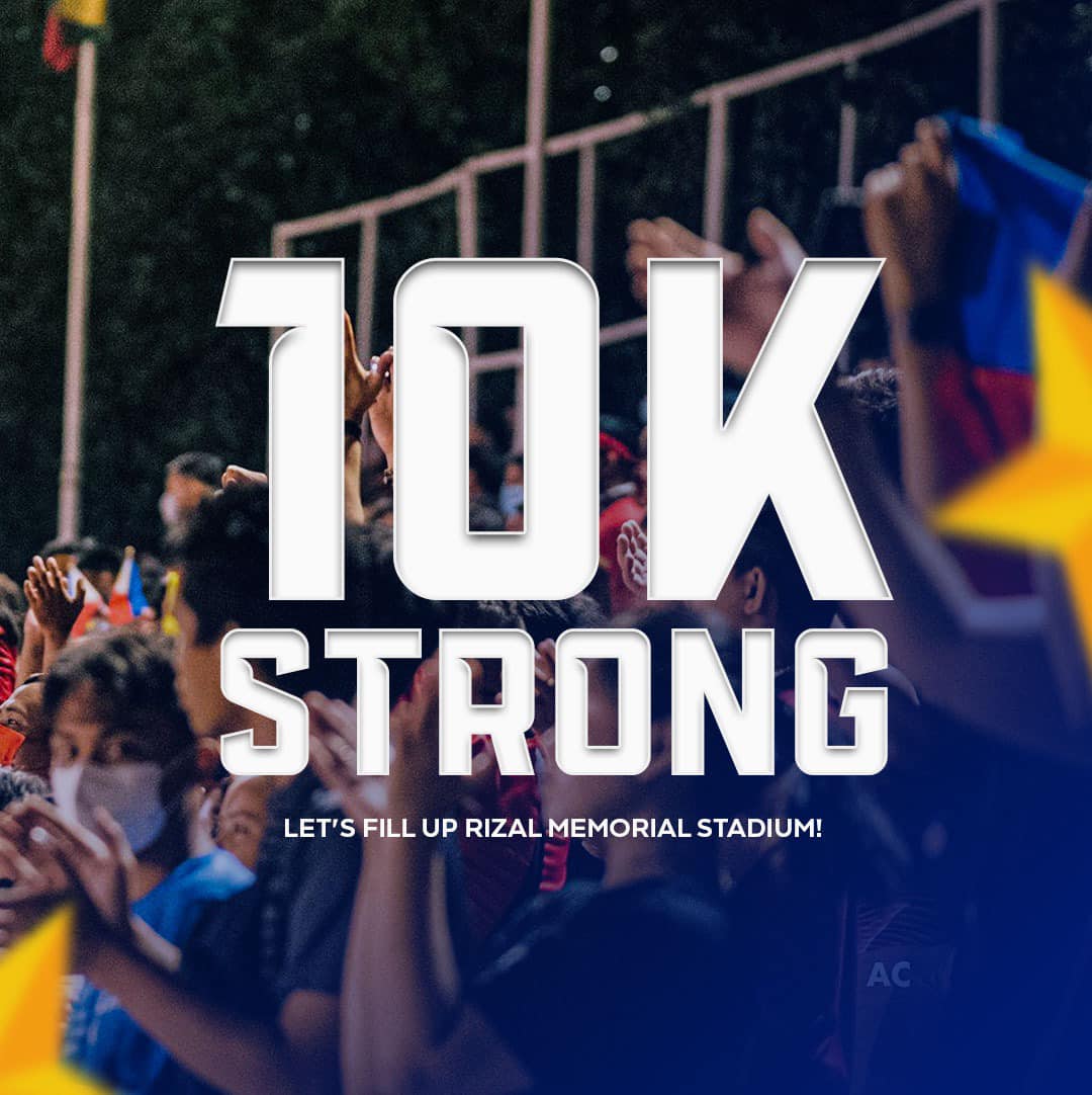 Stand Your Ground: 10K Strong — the Philippine Football Federation's campaign for the Azkals' FIFA World Cup qualifiers. 