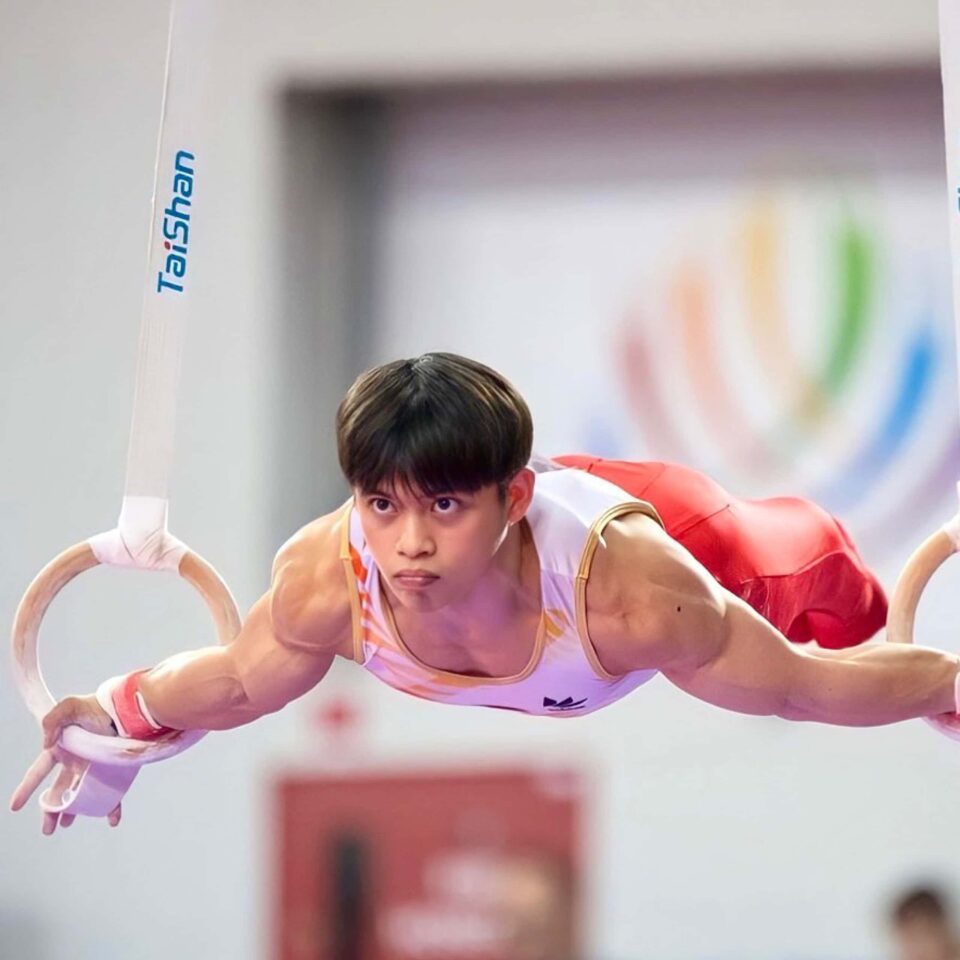 Filipino gymnast Carlos Yulo qualifies for the 2024 Paris Olympics