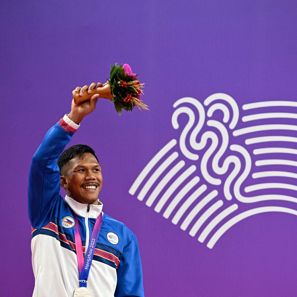Eumir Marcial at the 19th Asian Games