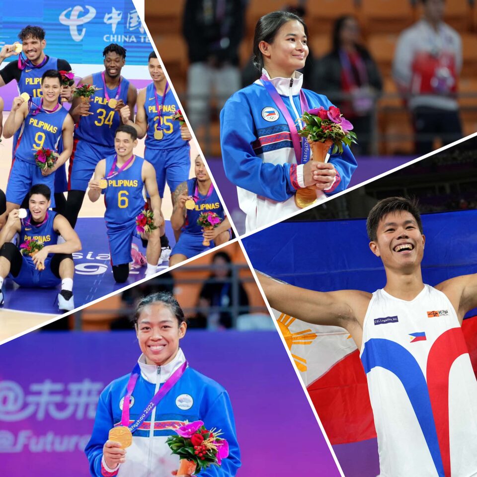Filipino gold medalists at the 19th Asian Games