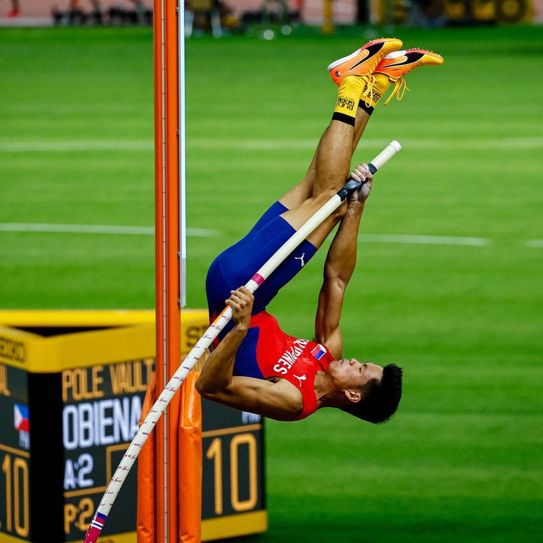 Philippines' EJ Obiena sets new Asian pole vault record in Austria