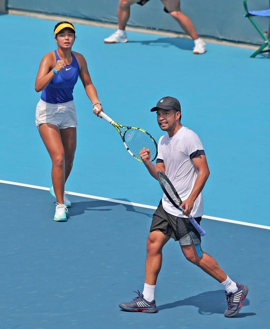Alex Eala and Francis Casey Alcantara teaming up for the mixed doubles tennis event in the 19th Asian Games