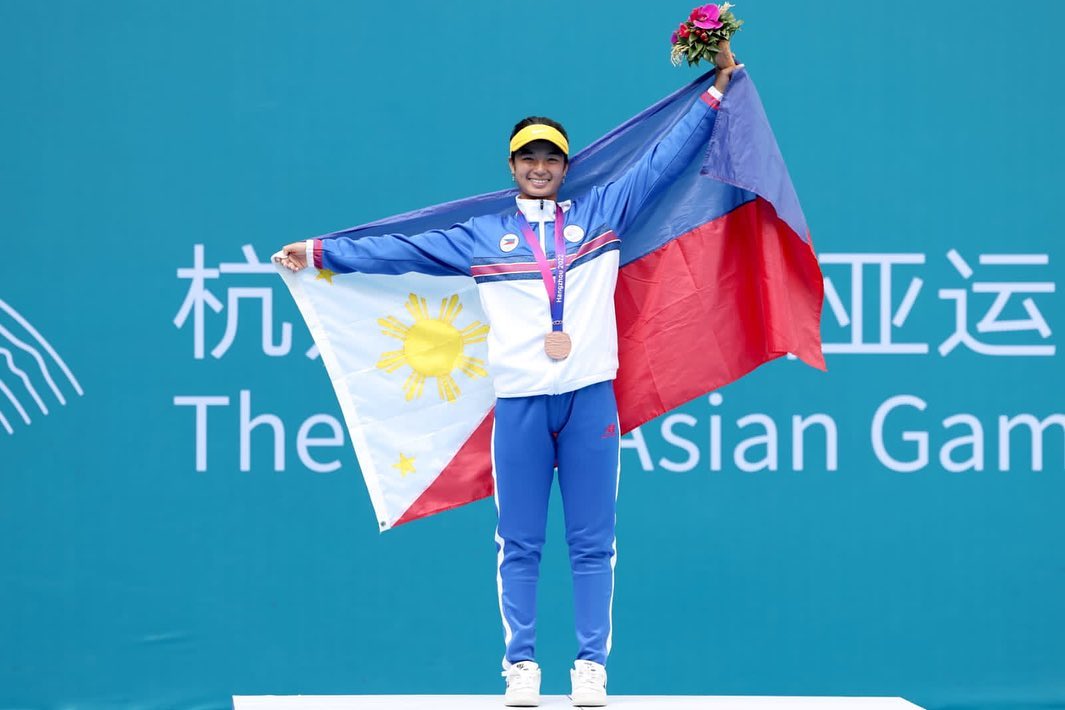 Women in the 19th Asian Games: Alex Eala wins the bronze medal in the women's singles tournament representing the Philippines