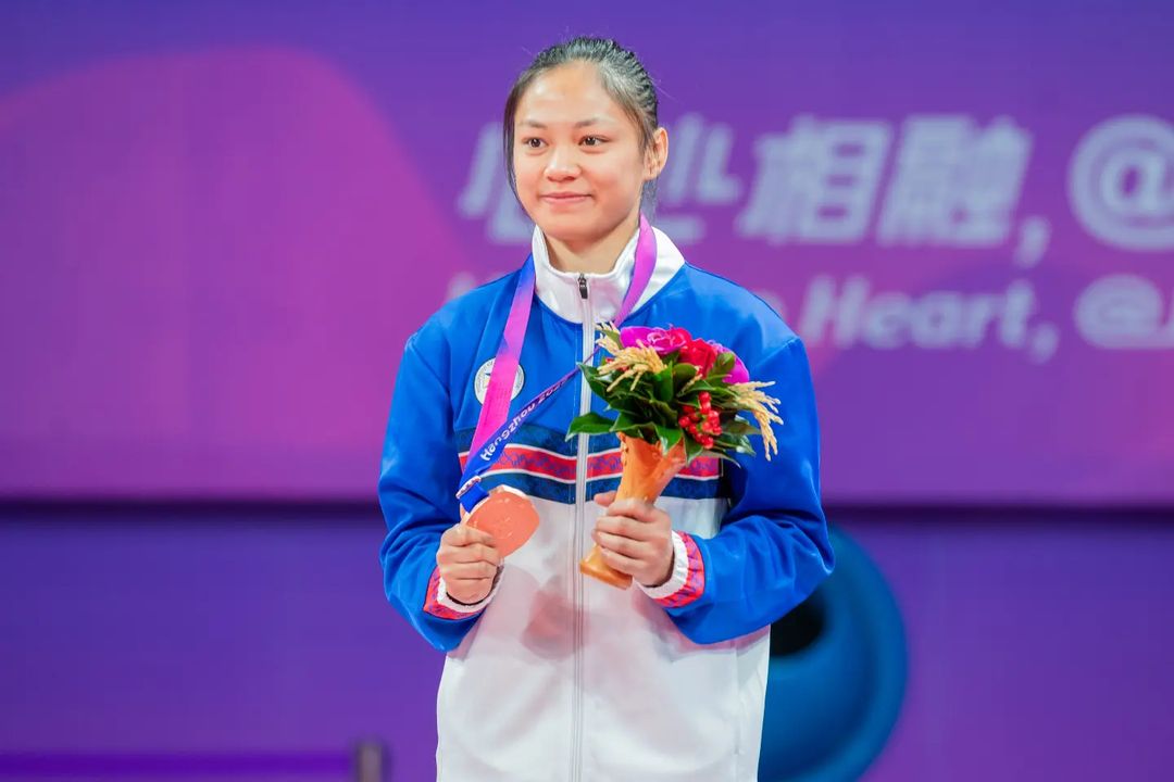 Kaila Napolis wins bronze at the Asian Games