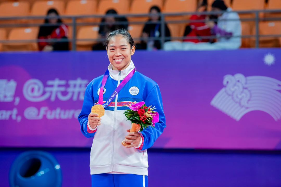 Gold medalists for the Philippines at the 19th Asian Games in China: Annie Ramirez (Women's Jiu-Jitsu