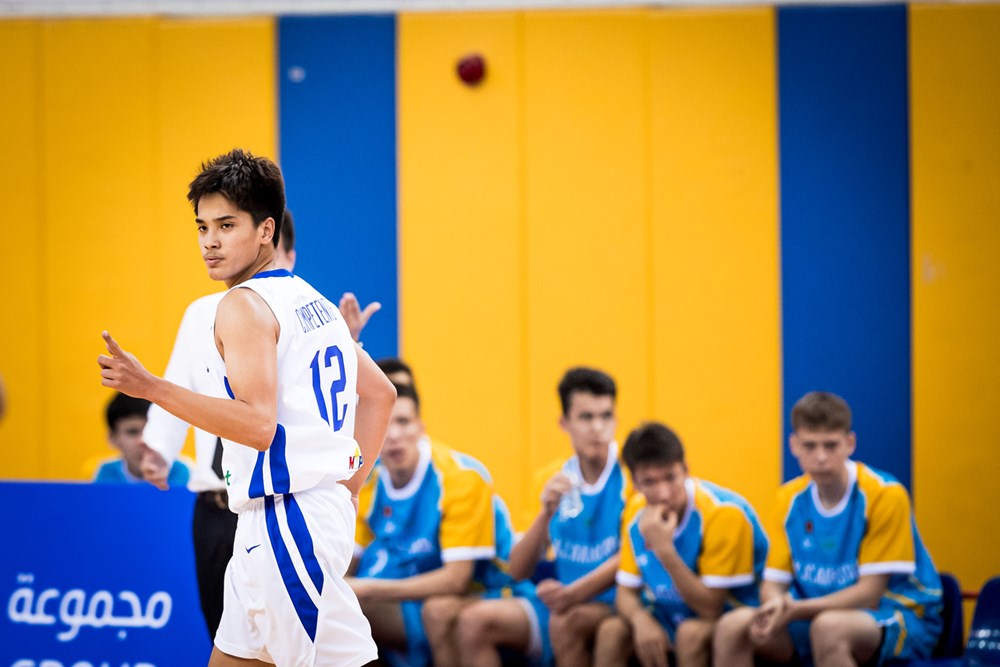 Renzo Competente playing for Gilas Youth 
