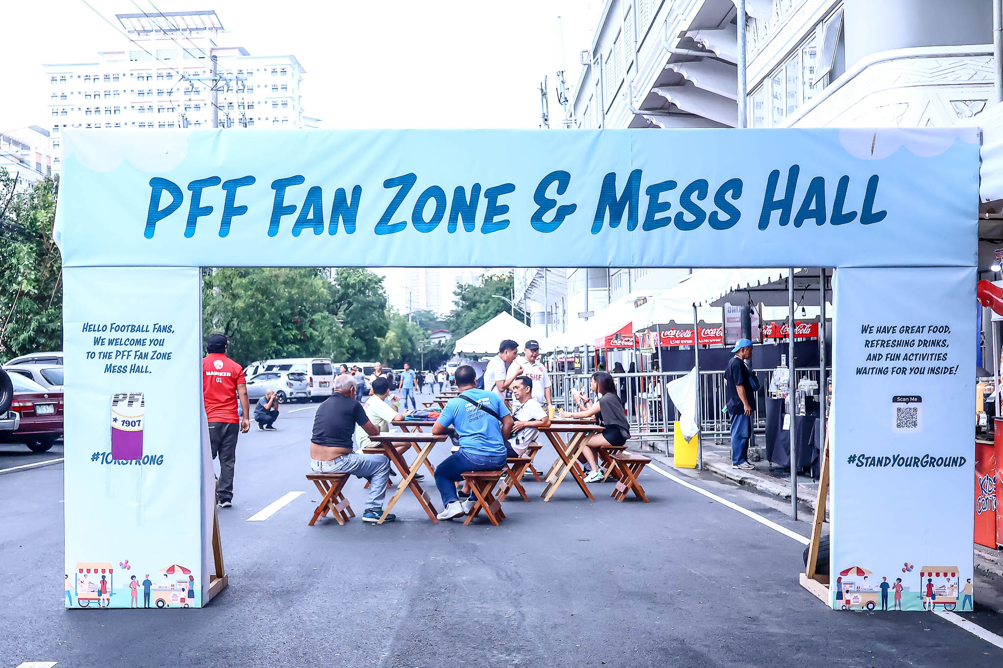 Philippine Football Federation Fan Zone and Mess Hall